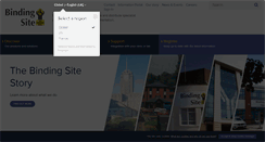 Desktop Screenshot of bindingsite.be
